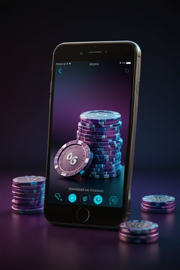 Night Luck casino app on smartphone