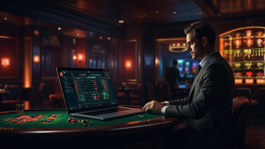 A UK player checking a secure casino login form on a laptop